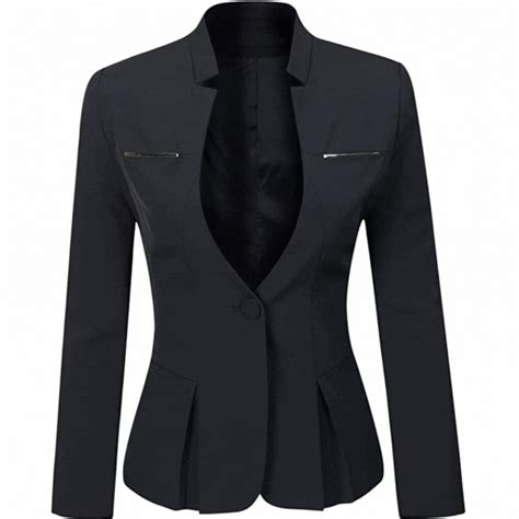 Women's Black Business Blazer Pant Suit – IRHAZ