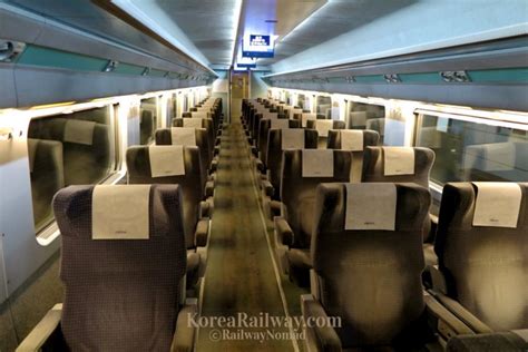 Seat map of KTX-Sancheon, a high-speed train in South Korea (Type A) – 한국철도