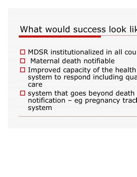 Maternal Death surveillance and response (English)