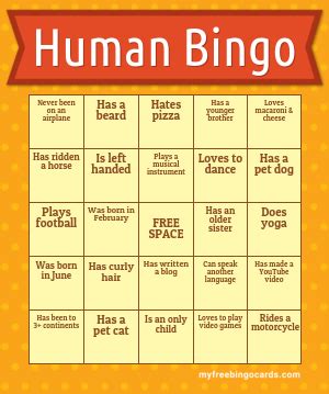 Human Bingo