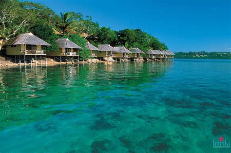 Iririki Island Resort Overwater Bungalow Holiday - Vanuatu Holidays ...