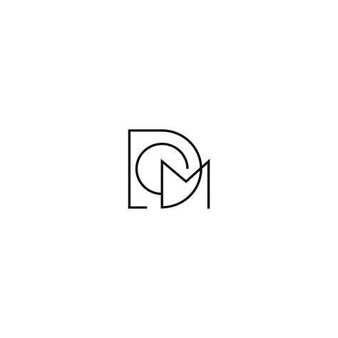 Premium Vector | Dcm logo design