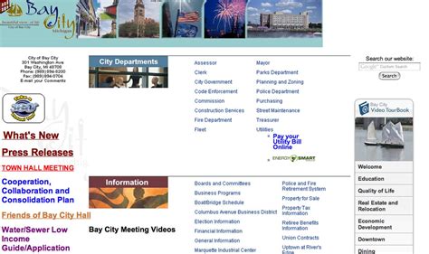 Bay City to unveil new website design during Town Hall meeting - mlive.com