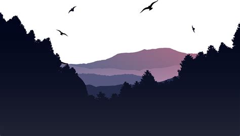 Mountain Euclidean vector Landscape - Asaka mountain forest background ...