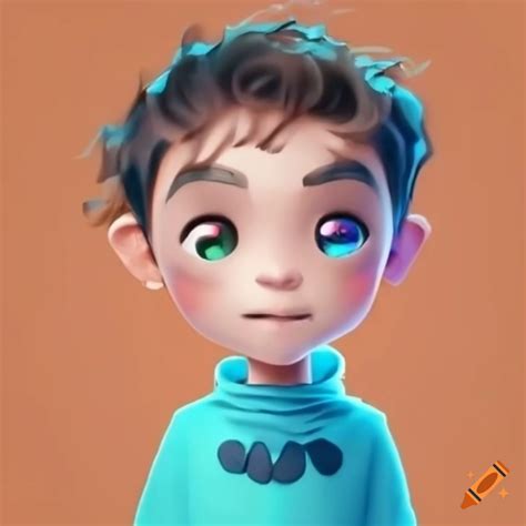 Cute boy avatar for fynnix ai on Craiyon