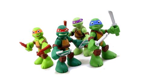 Teenage Mutant Ninja Turtles Half-Shell Heroes Mini Figures Video Review | Pixel-Dan.com