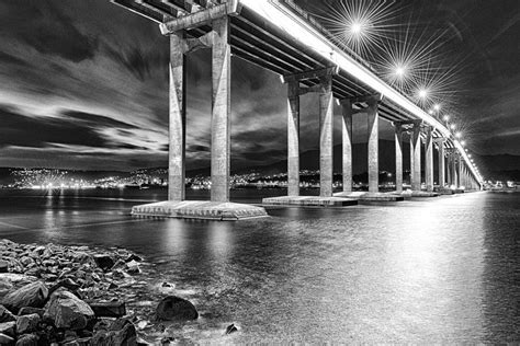 Tasman Bridge Hobart Photograph by Jonathan Williams