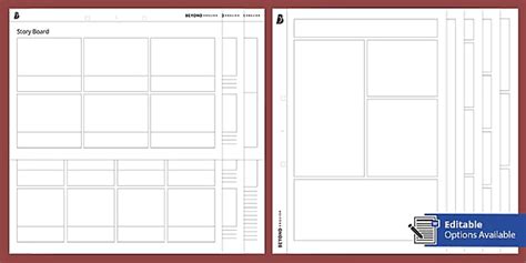 Editable Storyboard Template | Story Board Layout | Beyond