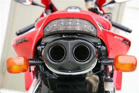 Honda CBR1000RR 04-07 Jardine Dual Outlet Carbon Fibre Slip-On Exhaust