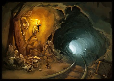 mines by Krivio on DeviantArt | Environmental art, Environment concept ...