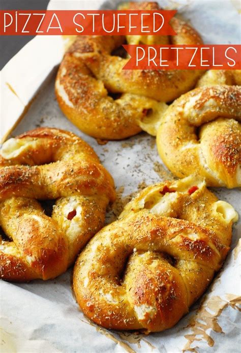 Pizza Stuffed Pretzels