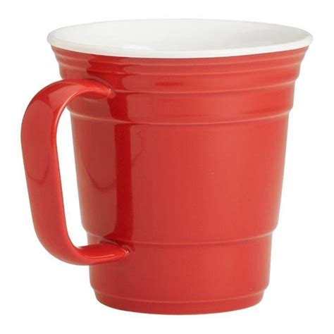 Red Party Cup Ceramic Coffee Mug | The Green Head