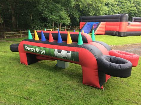 Inflatable Keepy Uppy Game Hire - Football Themed Games