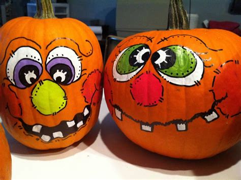 22+ scary Pumpkin Painting That makes You amaze at Halloween - Live Enhanced | Painted pumpkins ...