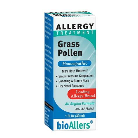 BioAllers Allergy Relief Treatment, Grass Pollen 1 fl oz : Fresh Health Nutritions