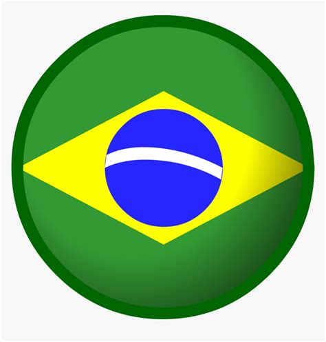 Brazil Flag - Brazil Flag Circle Transparent, HD Png Download - kindpng