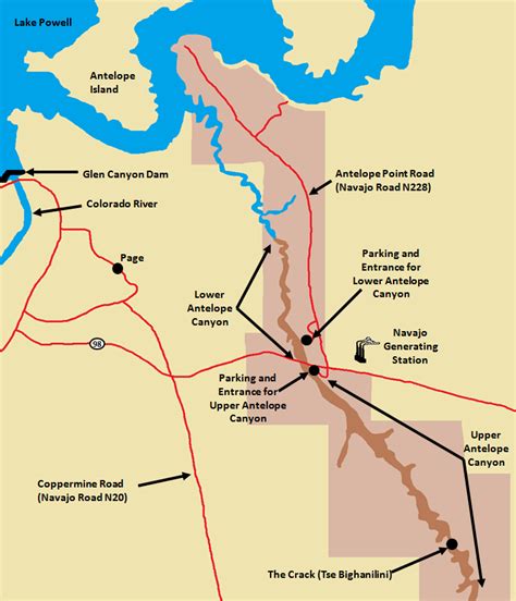 Antelope Canyon Map – Limitless Planet Client Portal