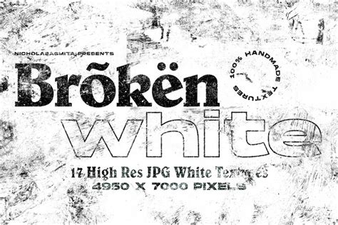 Broken White Textures - Design Cuts