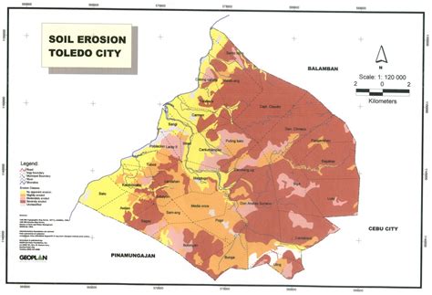 Soil Erosion Map - toledocpdo