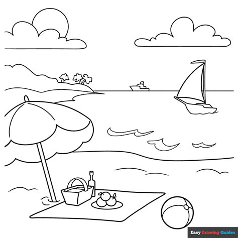 Free Printable Landscape Coloring Pages for Kids