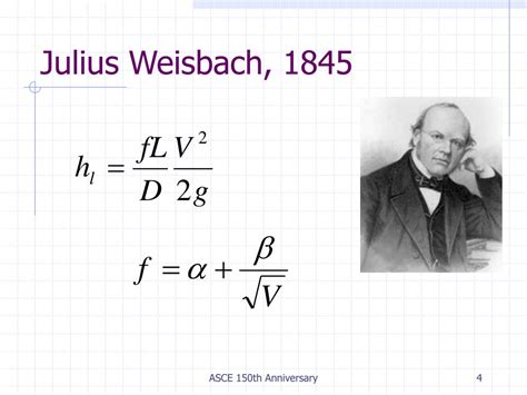 PPT - The History of the Darcy-Weisbach Equation for Pipe Flow Resistance PowerPoint ...