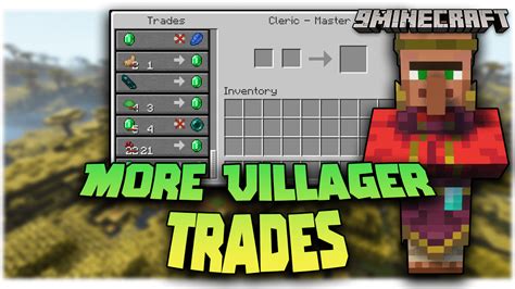 More Villager Trades Mod (1.19.4, 1.18.2) - Diversity In Trading ...