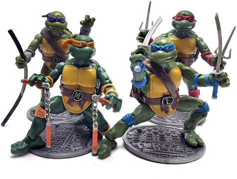 Buy Figuarts Teenage Mutant Ninja Turtles - TMNT Action Figures 1988 Nostalgic Classic Model ...