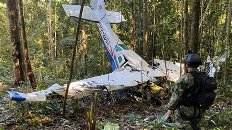 Four Colombian children found alive in jungle weeks after plane crash