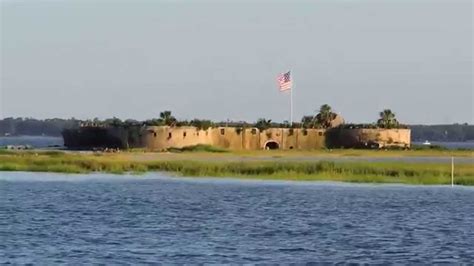 Castle Pinckney and a Summer Evening Harbor Cruise - YouTube