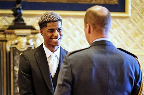 Britain honors footballer Marcus Rashford for fighting child poverty ...