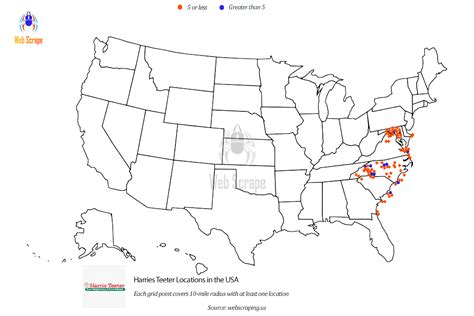 How many Harris Teeter Store locations are there in United States