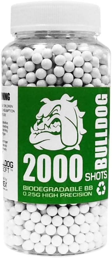 Amazon.com : BULLDOG AIRSOFT - 2000 Airsoft Pellets [0.25g ...