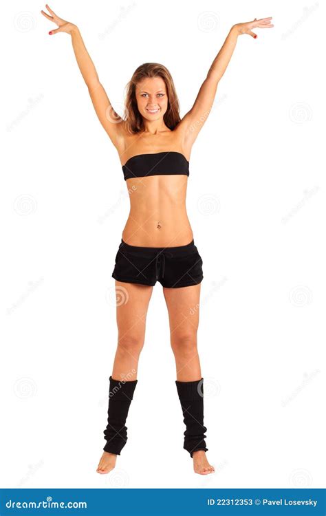 Girl Stretches Out His Arms. Stock Image | CartoonDealer.com #44007931