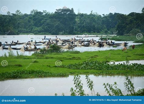 Halda River in Chittagong is a Natural Fish Breeding Center.Fishermen ...