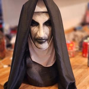 Nun Mask - Etsy