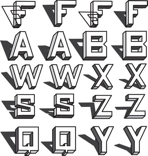 some type of alphabets that are black and white with letters in the upper half