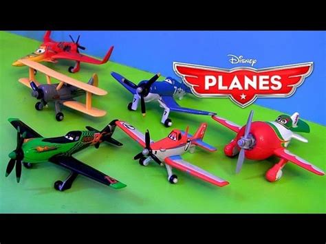 12 Mattel Disney Planes Toys Case A Racing Dusty Skipper Ripslinger Chupacabra diecast unboxing ...