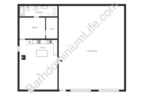 8 Best Barndominium Shop Plans with Living Quarters | Barndominium floor plans, Barndominium ...