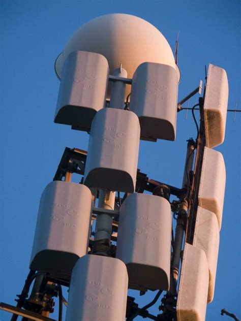 a tower with many different types of antennas 27097823 Stock Photo at ...