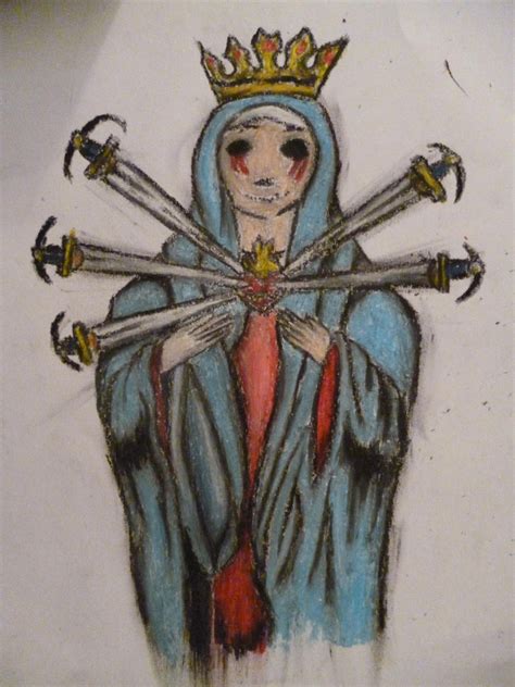 Our Lady of Sorrows - Coloured by tirocno on DeviantArt