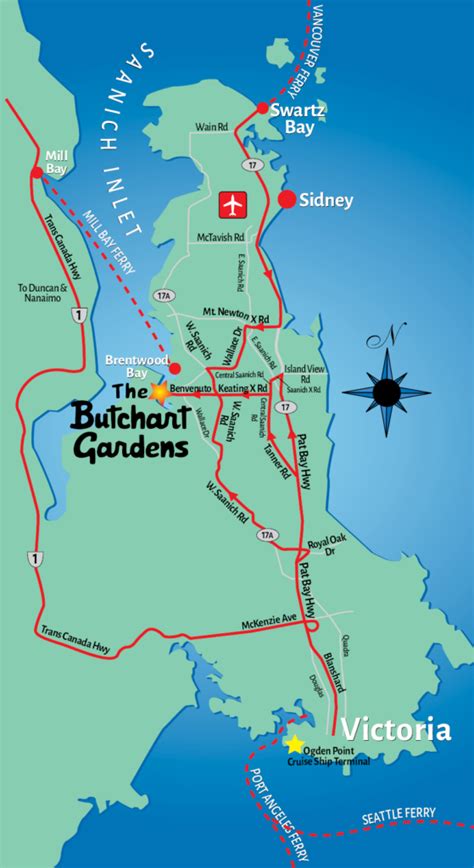 The Butchart Gardens – Victoria, Canada – How To Get Here