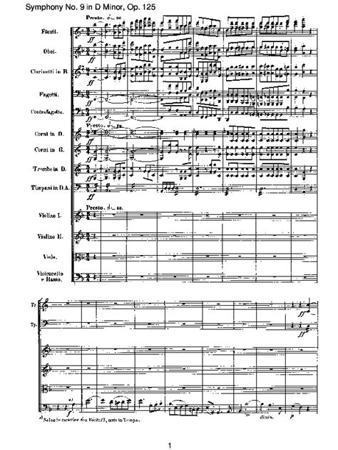 (PDF) Beethoven 9th Symphony full score | Galuh Nur Prasidhilaskmi ...