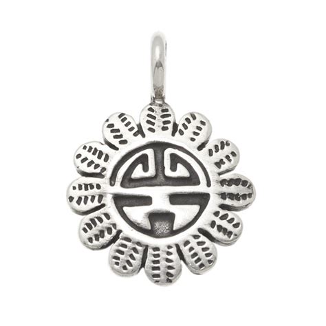 Sunface Navajo Pendant in sterling silver. | Harpo Paris