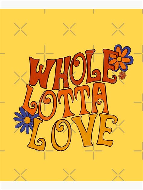 "Whole lotta love" Mounted Print for Sale by Sarahchanyeolli | Redbubble