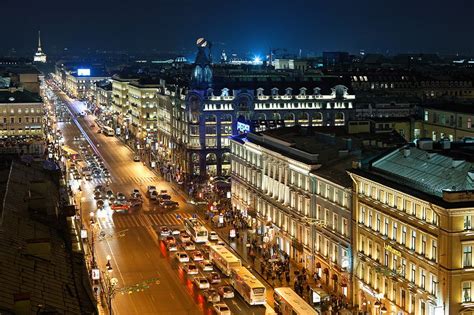 Nevsky Prospekt in St. Petersburg, Russia