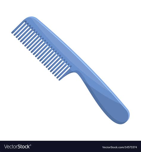 Comb for hairbarbershop single icon in cartoon Vector Image