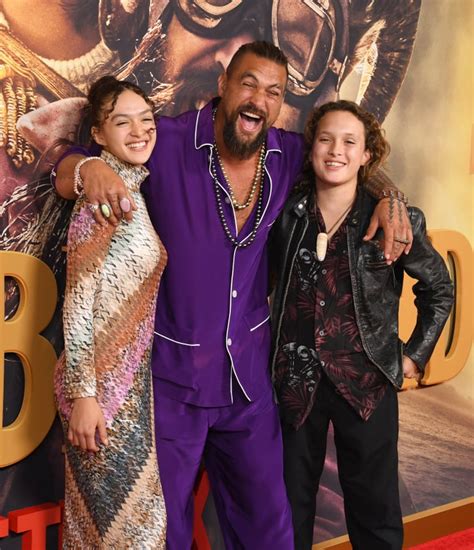 Jason Momoa and His Kids at Slumberland Premiere | Photos | POPSUGAR ...