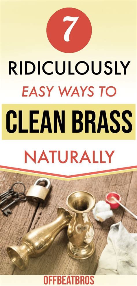 How to Clean Brass Naturally - 7 Easy Ways in 2020 | Homemade cleaning solutions, Cleaning hacks ...