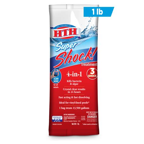 HTH 8371270 1 lbs Super Granule Shock - Pack of 15 - Walmart.com