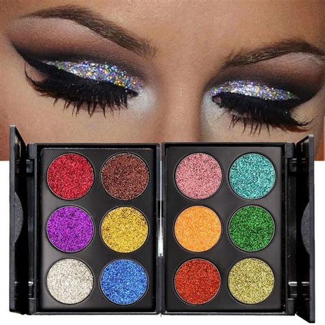 Aliexpress.com : Buy New 6 Colors Eyeshadow Palette Shimmer Glitter Eye Shadow Powder Palette ...